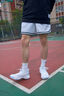 喬丹QIAODAN男鞋籃球鞋2025年夏季新品網(wǎng)面透氣低幫實戰(zhàn)學生籃球戰(zhàn)靴 喬丹白/冰川藍 42 曬單實拍圖