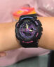 卡西歐（CASIO）手表女BABY-G多功能時尚防水運動學(xué)生考試電子石英女表禮物送女友 BA-110TM-1A/110XTM-1A 黑精靈 曬單實拍圖
