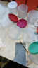 特百惠（Tupperware）保鮮盒新雪影冷凍保鮮魚(yú)蝦冷凍盒水果蔬菜冷藏盒冰箱儲物盒 450ml木瓜橙 4件套 -剔透版 曬單實(shí)拍圖