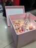 禮美達(dá)七夕女生hellokitty禮物盒生日禮盒空盒子禮品包裝盒大號(hào)紙箱高級(jí) 粉色拉菲草 kitty3號(hào)41*41*31（適合裝鞋盒） 曬單實(shí)拍圖