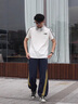 回力短袖男夏季透氣t恤男圓領(lǐng)打底衫男士休閑百搭運(yùn)動(dòng)上衣男白色XL 曬單實(shí)拍圖
