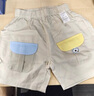 巴拉巴拉男童褲子嬰兒短褲休閑褲夏裝寬松潮 淺卡其50364 100 cm 曬單實(shí)拍圖