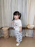 靚貝城堡女小童夏季套裝2025新款女寶寶卡通短袖夏裝小女孩洋氣運(yùn)動(dòng)兩件套 卡通愛(ài)心套裝 120 曬單實(shí)拍圖