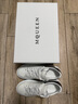 亞歷山大麥昆（Alexander McQueen）厚底運動(dòng)鞋男牛皮小白鞋禮物553680-WIEEN-黑尾 40 曬單實(shí)拍圖