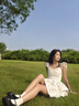 樂(lè)雅秀絕美甜辣妹小飛袖吊帶連衣裙仙女夏季海邊度假風(fēng)小個(gè)子顯瘦蓬蓬裙 小飛袖蓬蓬裙 M 建議90-100斤 曬單實(shí)拍圖
