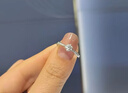 周百福白18K金鉆戒 結(jié)婚求婚鉆石戒指女gia裸鉆定制六爪真鉆情人節(jié)禮物 【GIA雙證】主石30分E色SI1/3EX 曬單實(shí)拍圖