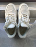 安踏（ANTA）女鞋子輕程| 2026春季板鞋女士透氣防潑水厚底運動(dòng)鞋滑板休閑鞋 象牙白/氧氣綠【輕程】 37.5 曬單實(shí)拍圖
