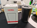 膳魔師（THERMOS）咖啡杯男女辦公高顏值日系簡約杯子情侶水杯學(xué)生杯子TCDP 黑色【304不銹鋼內(nèi)膽】 415ml 曬單實拍圖