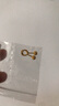 中鑫珠寶足金999.9磨砂小金豆耳釘經(jīng)典男女款黃金彎鉤耳飾 【現貨】1.31g 曬單實(shí)拍圖