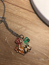 南客 哈利波特魂器周邊赫敏的時(shí)間轉(zhuǎn)換器鎖骨項(xiàng)鏈學(xué)院時(shí)光沙漏吊墜掛飾情侶生日禮物禮品七夕情人節(jié) 徽章項(xiàng)鏈金 曬單實(shí)拍圖