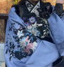 十三余小豆蔻兒[護花鈴-幻夜黑] 刺繡比甲馬面裙明制漢服女裝秋冬 比甲(含配飾) 現貨 S 曬單實(shí)拍圖