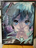 初音未來動漫裝飾畫客廳背景墻掛畫電競酒店房間臥室美少女壁畫 初音未來-01 60*30cm拉絲鋁合金高檔黑框 曬單實拍圖