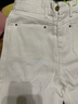 妙奕嘉白色牛仔褲女褲子女士春秋直筒闊腿褲女褲冬季高腰洋氣小個(gè)子顯瘦 白色方形口袋設計休閑直筒褲 L 【建議105-118斤】 曬單實(shí)拍圖