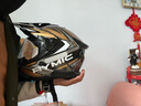 睿覓RYMIC碳纖維X60拉力摩托車(chē)頭盔男女機車(chē)越野雙鏡四季通用全盔新3C 黑金旅行者(贈鏡片+防霧貼+頭套) 2XL 曬單實(shí)拍圖