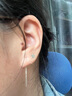 榛橙足銀流蘇耳線女簡(jiǎn)約養(yǎng)耳洞中長(zhǎng)款足銀耳釘小清新耳鏈顯瘦耳飾 足銀流蘇星星長(zhǎng)款1對(duì)E9-2 曬單實(shí)拍圖