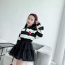 moonkids女童網(wǎng)紗半身裙2025秋裝新款紗裙兒童秋季甜美裙子女孩公主蓬蓬裙 4403黑色蓬蓬裙 120 cm 曬單實(shí)拍圖