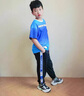 G.DUCKKIDS童裝男童夏裝套裝新款兒童衣服夏天薄款男孩吊染t恤中大童兩件套 漸變灰色【限時(shí)優(yōu)惠】 160 建議身高150-160年齡12-13 曬單實(shí)拍圖
