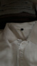 真維斯（JEANSWEST）長(cháng)袖POLO衫男秋季商務(wù)休閑打底衫t恤男白色4XL 曬單實(shí)拍圖
