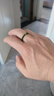 3mm新中式珍珠南紅瑪瑙戒指女小眾設計串珠指環(huán)輕奢高級感精致 施家珍珠沙金隔珠戒指 曬單實(shí)拍圖