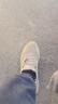 回力網(wǎng)面鞋男鞋透氣軟底休閑鞋戶外旅行運動鞋 WXY(JS)-1367 卡其 43  曬單實拍圖