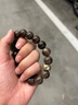 GACO小葉紫檀手串男和田玉貔貅文玩男士佛珠盤玩手鏈送男友生日禮物 珠徑約15MM 曬單實(shí)拍圖