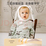 OAK FAMILY夾棉連體衣嬰兒棉服秋冬裝新生兒保暖百天男女寶寶柔暖滿月衣服 無帽子 梨果莊園【和式款】 52cm 曬單實(shí)拍圖