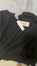 維多利亞的秘密 PINK 舒適休閑百搭T恤睡衣上裝 3XZS黑色 11247601 M 曬單實(shí)拍圖