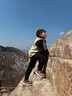G.DUCKKIDS童裝親子裝一家三四口撞色兒童套裝沖鋒衣外套秋裝家庭裝連帽夾克 日系黑袖工裝外套 100 尺碼2~3歲【90-100cm】cm 曬單實(shí)拍圖