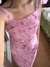 妙奕嘉粉色吊帶碎花連衣裙裙子女夏季2025新款純欲海邊沙灘度假長(zhǎng)裙氣質(zhì) 粉霧玫瑰茶歇法式連衣裙 均碼 【建議130斤以下】 曬單實(shí)拍圖