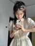 哈魯?shù)闲驴钸B衣裙女裝法式小香風(fēng)仙女裙子女2025夏季新品韓版裙子夏天 M 【85-105斤】 曬單實(shí)拍圖