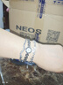 雷歐時(shí)（NEOS）【生日情人節(jié)禮物】新款女士石英表小表盤手鏈表小巧迷你手表女表 30784L月牙白帶白面 曬單實(shí)拍圖