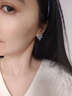 伊燦小眾鋯石花朵耳釘女高級(jí)感耳夾無(wú)耳洞耳環(huán)2025年新款爆款氣質(zhì)耳飾 小眾設(shè)計(jì)感紫色鋯石花朵耳釘 曬單實(shí)拍圖
