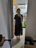 JZDZ襯衫連衣裙子女夏季2025新款高端精致超好看茶歇法式氣質(zhì)收腰長裙 【黑色】【a字連衣裙/正式場合連 M 45/55kg 曬單實(shí)拍圖