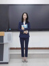 源菲埡高級感藏青色西裝外套女2025春秋新款大學生面試正裝工作西服套裝 藏青色西裝外套 L 曬單實拍圖