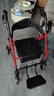 立善老年人助力行走器老人推車(chē)可推可坐碳纖維輪椅骨折小型輕便輔助車(chē) 【升級腳踏款黑】助行+輪椅+買(mǎi)菜車(chē)/LG06 曬單實(shí)拍圖