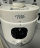 vdada日本電壓力鍋電高壓鍋高壓電飯鍋壓力電飯煲家用多功能2升小型迷你1-2-3人用智能預約陶瓷釉?xún)饶?睿智白【陶瓷油+陶晶】雙內膽 2L 1-3人適用 曬單實(shí)拍圖