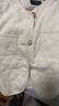 德瑪納（dme）【舒適驚艷】冬季淑女風(fēng)圓領(lǐng)長(zhǎng)袖棉服女短款女外套 米白 M 曬單實(shí)拍圖