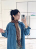 北極絨波點(diǎn)絲巾女2025年新款印花百搭配飾系脖棕色發(fā)帶綁發(fā)長(zhǎng)條圍巾 棕色波點(diǎn)絲巾 曬單實(shí)拍圖