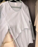 貓人純棉哺乳上衣春秋冬款孕婦睡衣打底衫嬰兒棉喂奶秋衣月子服保暖衣 夢幻藍(lán)【100%純棉】 M (建議80-105斤) 曬單實拍圖