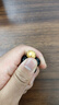中國黃金（CHINA GOLD）足金六字真言黃金轉運珠硬金手鏈串生日禮物送女友老婆教師節禮物 12mm六字真言珠 約1.2g 曬單實(shí)拍圖