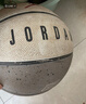 耐克（NIKE）籃球 新款jordan籃球比賽訓練標準耐磨防滑7號球青少年成人橡膠球 黑色爆裂紋 7 曬單實(shí)拍圖