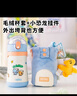 膳魔師（THERMOS）兒童吸管保溫杯杯套316L不銹鋼防嗆防噴濺學飲杯幼兒園學生杯TCKE 曬單實拍圖