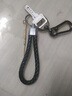 手機號碼牌編織繩子汽車(chē)鑰匙防丟電話(huà)DIY掛件男女8字鑰匙扣鎖匙鏈 8字馬蹄扣槍+手繩黑+號碼卡黑 曬單實(shí)拍圖