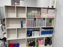 愛家貓 LOVEHOODCAT展示柜化妝品產(chǎn)品柜貨架美發(fā)店手辦展柜發(fā)廊貨柜落地置物架柜子 【雙柜門】奶油白60*24*180cm 曬單實拍圖