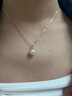 GiO珠寶 Akoya海水珍珠項鏈女18K金配鉆石送老婆生日禮物七夕禮物 曬單實拍圖