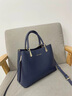 CHANEELR & KARITH包包女包牛皮手提斜挎單肩媽媽包大容量生日禮物送女友老婆 高級感送女朋友愛(ài)人實(shí)用高檔【藏藍】 曬單實(shí)拍圖