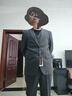 羅蒙西服套裝男修身商務(wù)職業(yè)正裝男士西裝伴郎服新郎服結婚禮服潮男裝 曬單實(shí)拍圖