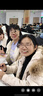 VEROMODA 毛衣女2024秋冬新款幾何圖案印花寬松圓領(lǐng)毛衣學(xué)院減齡324313048 曬單實拍圖