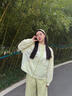 飛鳥(niǎo)和新酒2025夏季新款短款寬松輕薄款戶外運(yùn)動(dòng)女士立領(lǐng)短外套 薄荷綠HCG01 M 曬單實(shí)拍圖