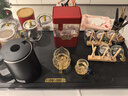 哈駱頓（HALODN）茶盤(pán)烏金石紋客廳辦公室茶盤(pán)合成石頭功夫茶臺(tái)茶海茶盤(pán)下排水茶具 憶江南80*37cm 【堅(jiān)硬合成石，下單即送7件套】 曬單實(shí)拍圖